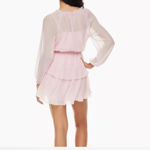 Aritzia Sunday Best amulet dress in lilac pink size L - Picture 2 of 8